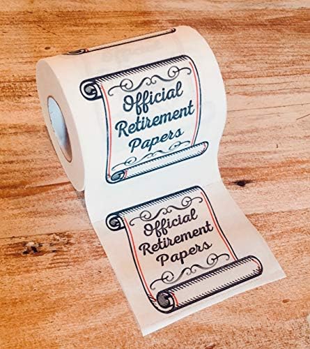 Seymour Butz Пенсионни хартия Тоалетна Хартия - Забавен Подарък За Пенсиониране - За Пенсионери, мъже, Жени,