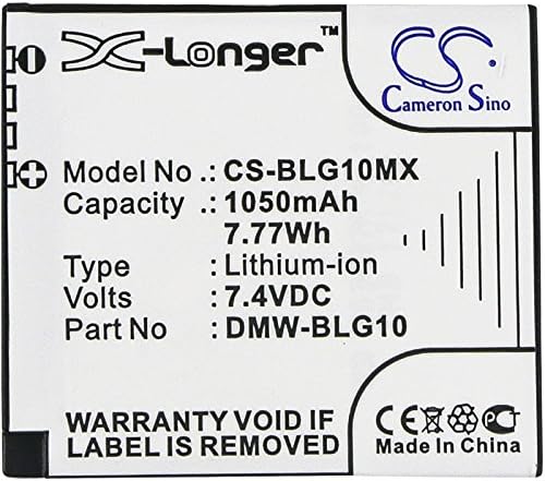 Cameron Sino Нова работа на смени батерия, подходяща за Leica D-Lux Type 109 (1050 mah/7,77 Wh)