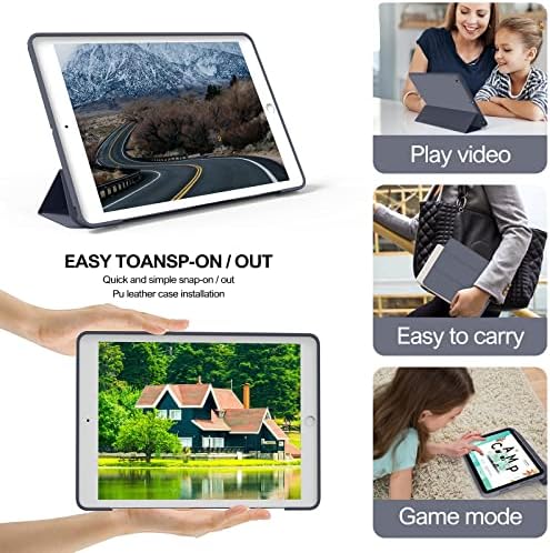Калъф JKSML за iPad Mini 5-то поколение 7,9 инча, модел 2019, Тънък, Лек Силиконов калъф от мек TPU с трислойно