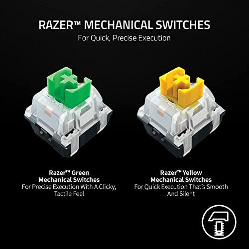 Безжична ръчна детска клавиатура Razer BlackWidow V3 Mini HyperSpeed 65%: технология гиперскорости_желтый переключатель_линейный