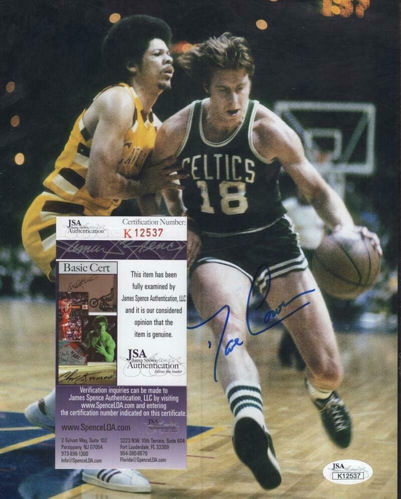 Дейв Коуэнс Бостън Селтикс Подписа Снимка 8x10 с Автограф от Jsa K12537 - Снимки на НБА с автограф