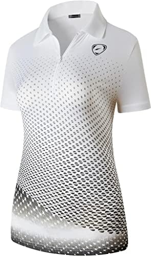 дънкови Дамски Тениска Поло 3 Опаковки За спортове на открито Dry Fit Poloshirt, Тениска за тенис играчи в голфа