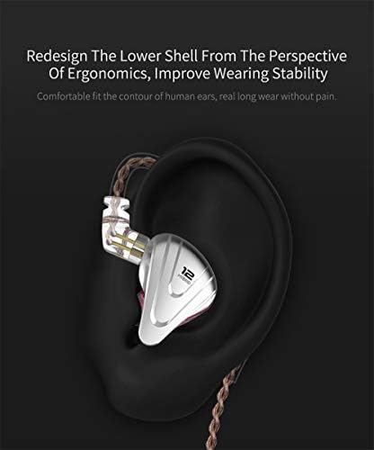 Ушите YINYOO KZ ZSX 5BA 1DD, топ мониторные ушите, слушалките с шумопотискане, жични слушалки, хибридни слушалки
