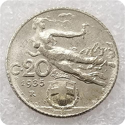 Старинни Занаяти Италия 1933 1935 Сребърен долар Възпоменателна Монета