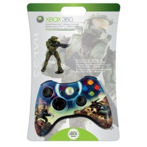 Безжичен геймпад на Xbox 360 Halo 3 Spartan