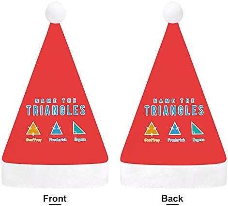 Име: Коледна шапка с триъгълници за cosplay на коледна парти