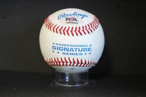 Автограф на Ралф Хоук (1961 Yankee Mang) Бейзболен автограф Auto PSA/DNA AM48644 - Бейзболни топки с автографи