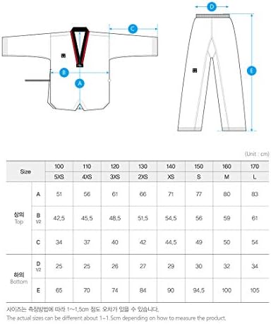 MOOTO Корея Таекуондо MTX S2 Базова Униформи Пуми-Врата Добок на Бойните Изкуства Джу-Джицу Фитнес Зала Школа