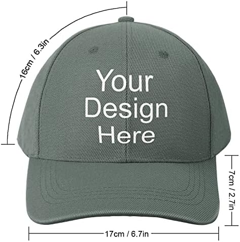 Изработена по поръчка бейзболна шапка, Персонални Шапка с вашите изображения и Текст, Регулируеми Шапки за шофьори
