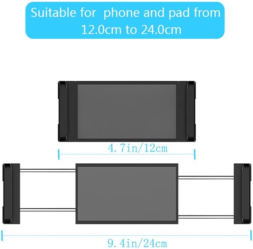 Титуляр стойка за таблет WDBBY Сгъваема Регулируема Въртяща се На 360 ° Тенис на Скоба за мобилен телефон Поддръжка на таблети Телефони (Цвят: сребърен размер: 1)