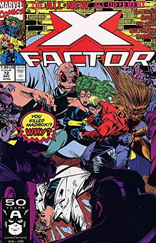 X-Factor 72 VF / NM ; Комиксите на Marvel | Питър Дейвид