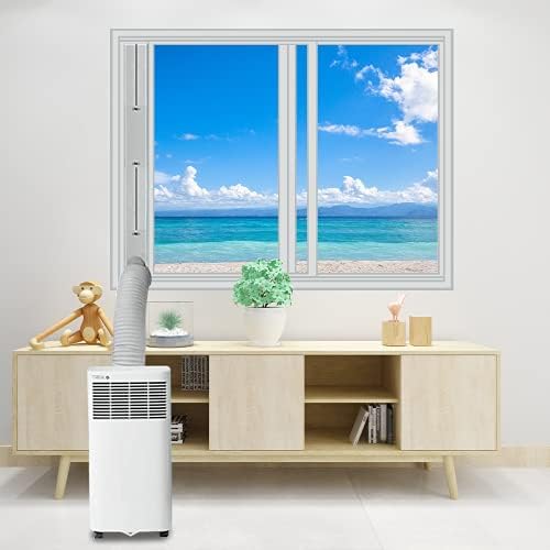 Комплект ръчни прозорци, климатик, Регулируем Вертикална/Хоризонтална Разтегателна лента от Комплекта за прозорци