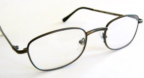 Foster Grant + Очила за четене в кафява метална рамка 1,75 инча в телени рамки - (30) + БЕЗПЛАТНА Кърпа за почистване