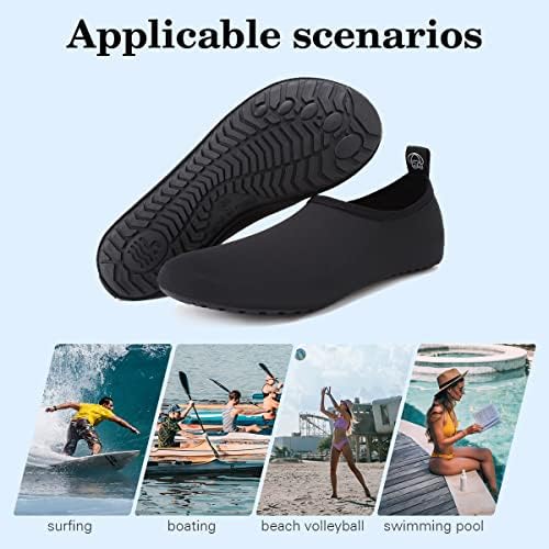 Водни Чорапи, Плажната Водна Обувки, Чорапи за Йога Бос, Бързосъхнеща Обувки за Плуване в Басейн за Сърфинг