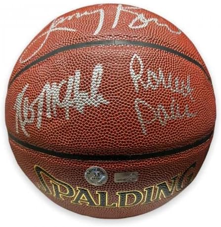 Лари Бърд, Робърт Пэриш и Кевин Макхейл подписаха Баскетболен НЭП с автограф - Баскетболни топки с автографи