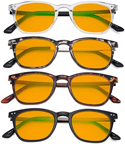Eyekepper 4 Опаковки Очила за четене - Ретро Дизайн на Точки за Четене за Мъже и Жени + 3,00