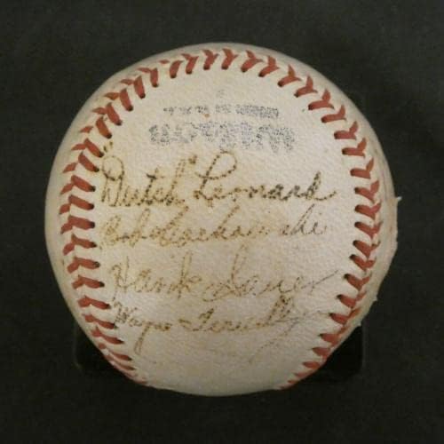 1949 Подписан от бейзбол екип на Чикаго Къбс В Лошо състояние - Бейзболни топки с Автографи
