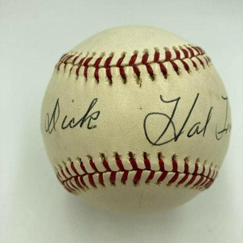 Хал Троски - старши - Сингъл с автограф на Американската лийг бейзбол (декември 1979) JSA COA РЕДКИ бейзболни