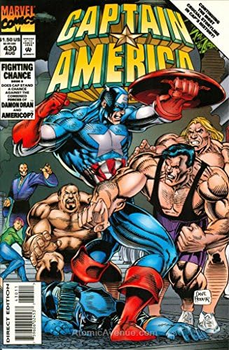 Капитан Америка (1-ва серия) 430 VF / NM ; Комиксите на Marvel | Боен възможност 6