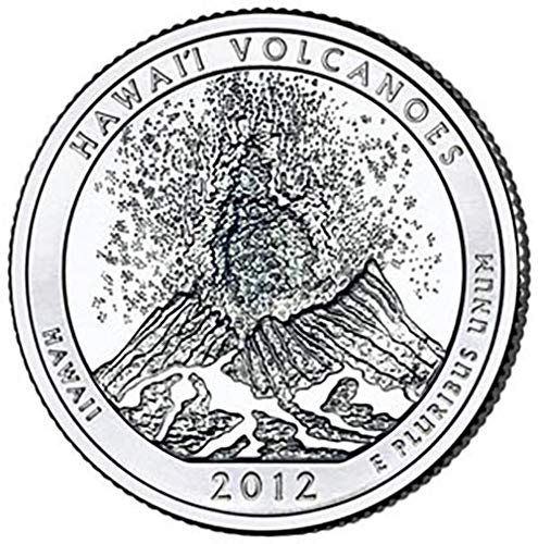 2012 BU S Хавай Вулкани Национален парк NP Quarter Choice Необращенный Монетен двор на САЩ