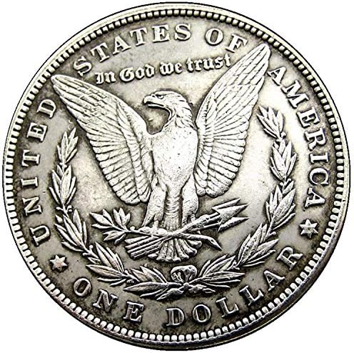 Сребърен Долар Монета С Главата си Скитник, Копие на Долара Морган САЩ, Възпоменателна монета #08