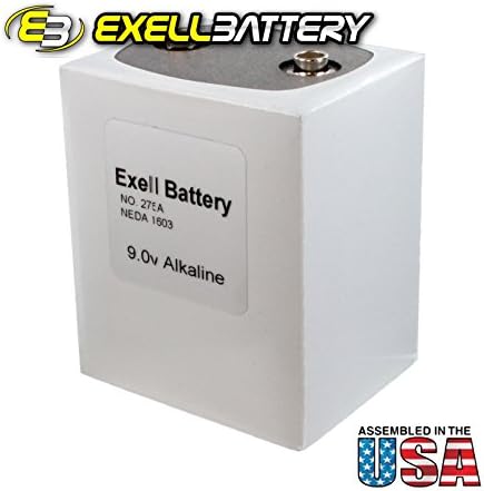 5шт Алкална батерия Exell 276 9V NEDA 1603, PP9, 6F100