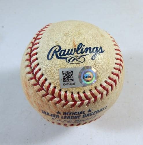 2019 Използвани Бейзболни топки Colorado Rockies Pitt Пирати от Колин Моран резервната банка на индия, Използвани