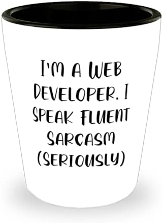 Аз съм уеб разработчик. Аз съм свободен казвам със сарказъм (Сериозно) Чаша, Керамика чаша за уеб-разработчика,