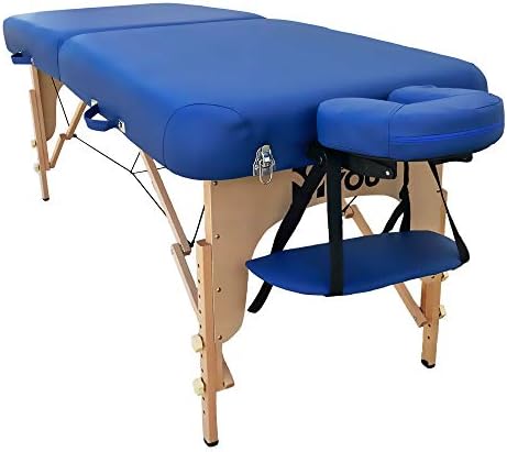 Преносим масажна маса/легло Healthy You Professional Премиум-клас с Луксозна възглавница с дебелина 3,5 инча