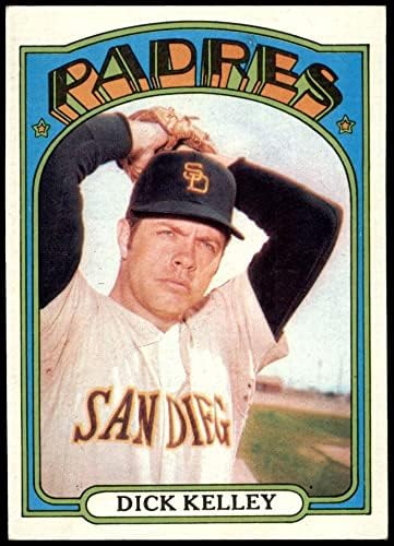 1972 Topps # 412 Дик Кели Сан Диего Падрес (Бейзболна картичка), БИВШ+ Падрес
