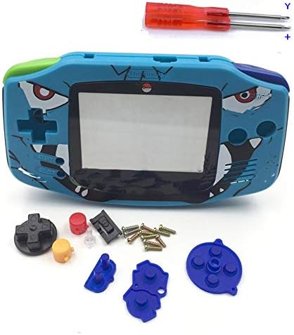 Разменени на корпуса Калъф-панел Бутон за конзолата Gameboy Advance GBA Цвят прозрачен