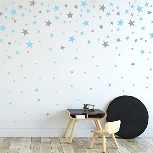 Звездата на Стенно Изкуство, Начало Декор Стикери за Стена за Детска Стая Детски Декоративни Тапети YA343 (Сиво
