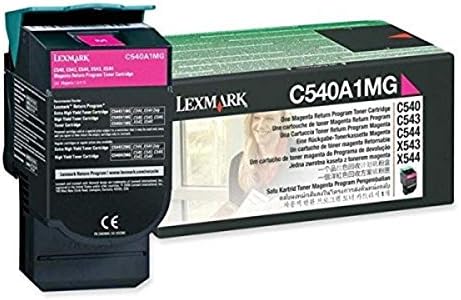 Тонер касета Lexmark C540A1MG C540 C543 C544 C546 C548 (Магента) в търговията на дребно опаковки