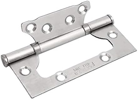 X-DREE Cabinet Шкаф Метални панти за мигли сребрист цвят 105 x 48 x 11 мм, 2 бр. (Gabinete Armario Cojinete