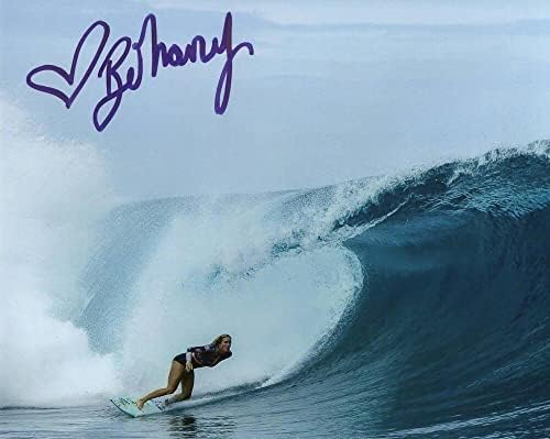 Бетани Хамилтън Подписа с Автограф На Снимката 8x10 - Секси Професионална Серфингистка - Рядкост! - Снимки на
