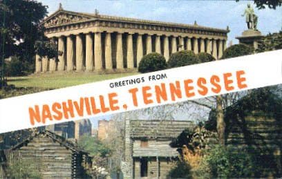 Пощенска картичка от Нэшвилла, Тенеси