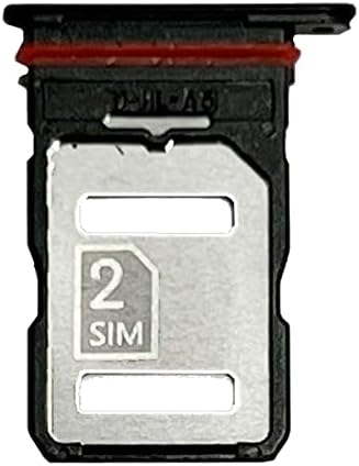 за Motorola Edge 30 Fushion Тава за sim-карти и контейнер за съхранение на сим-карти Micro SD (черен)