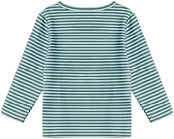Loyan Kids Терморубашка с руното облицовка За момчета и Момичета, Риза, Пуловер, Тениски, тениски с дълъг ръкав,