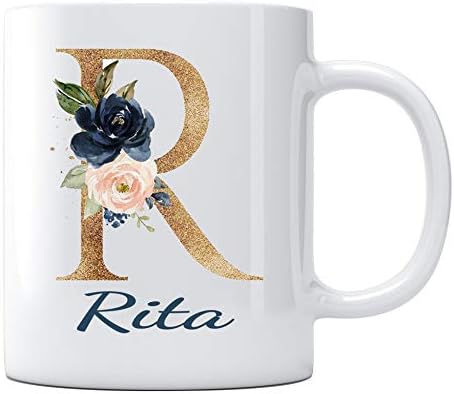 Кафеена чаша на Ден на Майката с името на Рита най-Добрите Подаръци за Деня на Майката, за майки, Дъщери, Баби, Лели, Уезжающие, Абитуриентски, Университет, Колеж, Под?