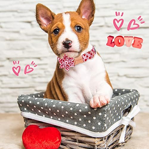 Нашийник за кучета ARING ПЕТ в Свети Валентин - Очарователен Нашийник за кучета във формата на Розово Сърце