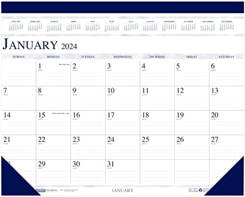Настолен календар House of Doolittle в 2024 година, класически, 22 x 17 инча, януари - декември (HOD150-24)