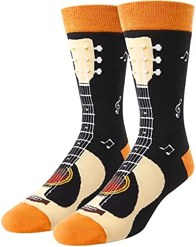 HAPPYPOP Забавни Чорапи Музикални Чорапи за Мъже, Нестандартен Подарък За Любителите на Музиката Подаръци за