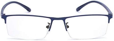 Очила за четене в полукадровой рамки Jcerk + 4,50 Здравина Модерен Бизнес Очила за четене Eyeglassess