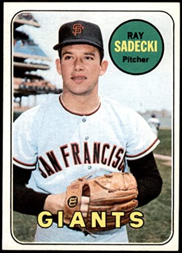 1969 Topps # 125 Рей Садеки Сан Франциско Джайентс (Бейзболна картичка) EX/MT Джайънтс