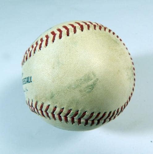 2021 Вашингтон Нэшнлз на мач Колорадо в Скалистите планини са Използвали Бели бейзболни топки Сив цвят Cron - В играта се Използват и Бейзболни топки