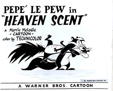 Pepe le Pew в телевизионна реклама в лоби студио Heaven Scent - Уорнър Брадърс