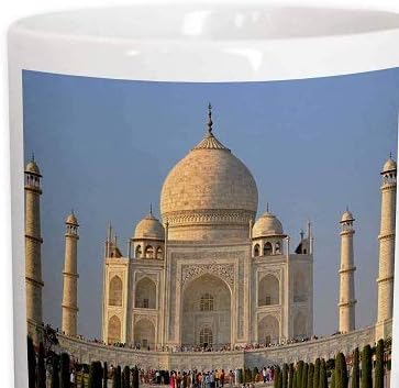 Керамична чаша 3dRose Taj Mahal Агра, Индия AS10 AJE0014 Adam Jones, 11 Грама