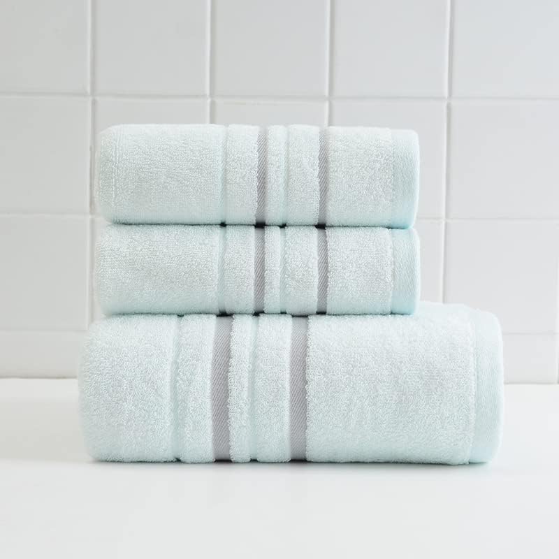 RQJOPE Однотонное Шарени кърпи за баня От чист памук, подходяща за кожа, Мека и здраво Впитывающее домашни кърпа