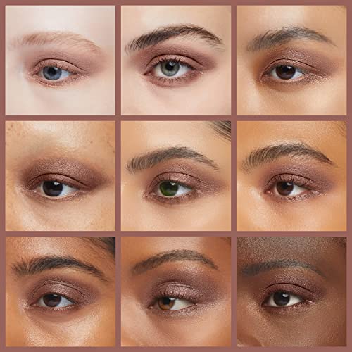Лорън Брук създава козметични сенки за очи с натурален крем (розово-кафяв (трептене))