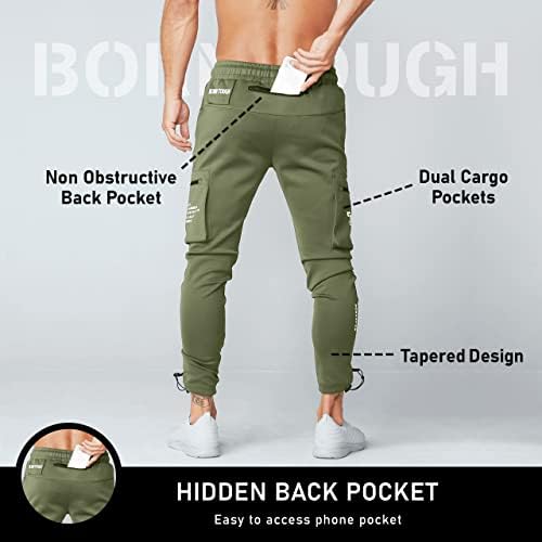 Мъжки Спортни Панталони за джогинг Born Tough Cargo, Спортни Панталони за бодибилдинг, Спортни Панталони за